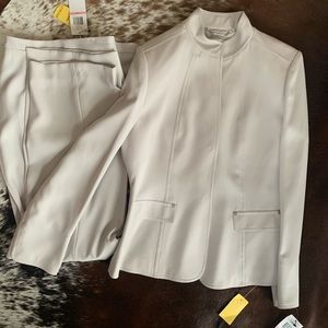 Soft gray Calvin Klein suit. Size 10